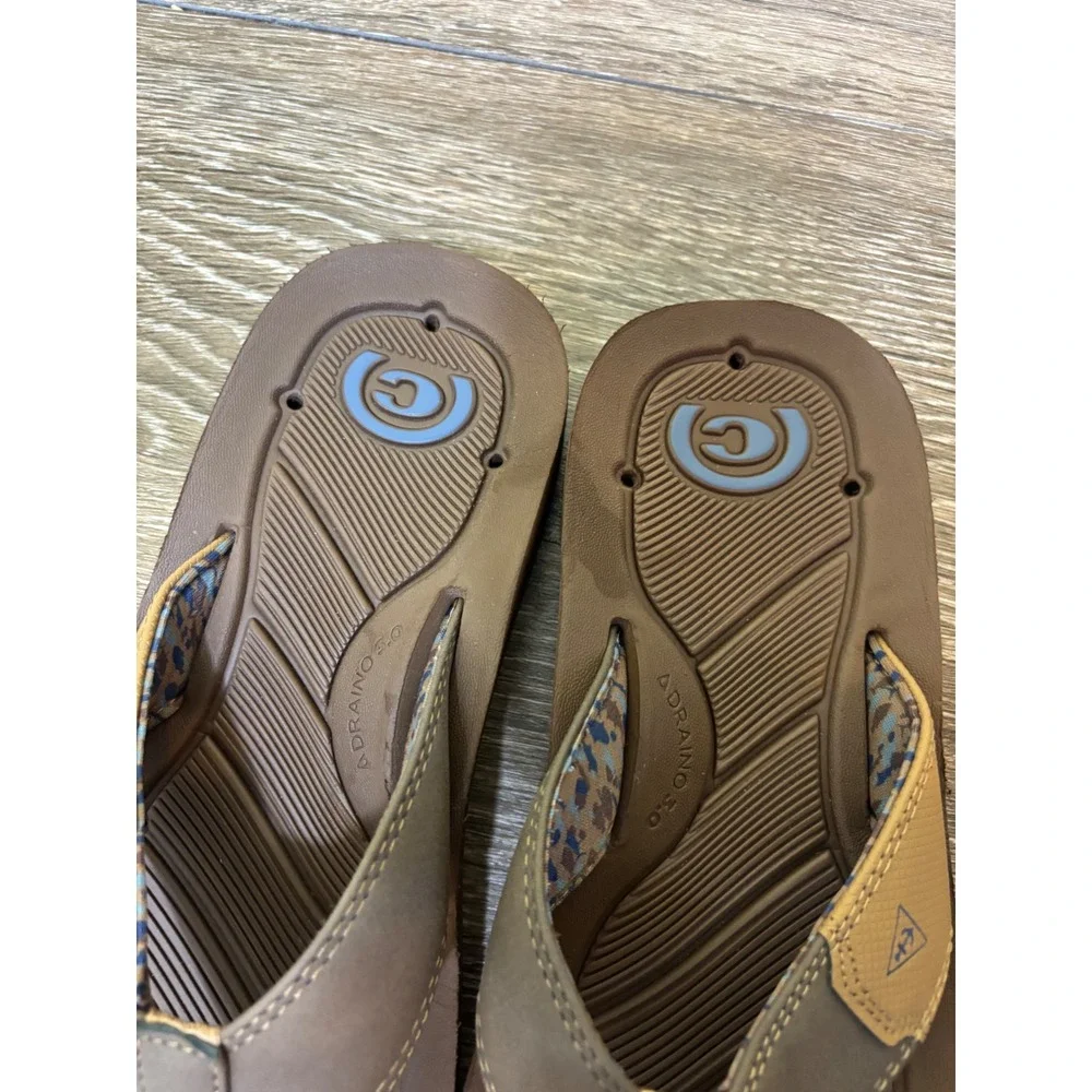 Cobian Men's Brown Flip Flops Sandals Thong Style Casual Beach Summer‎ Size 8